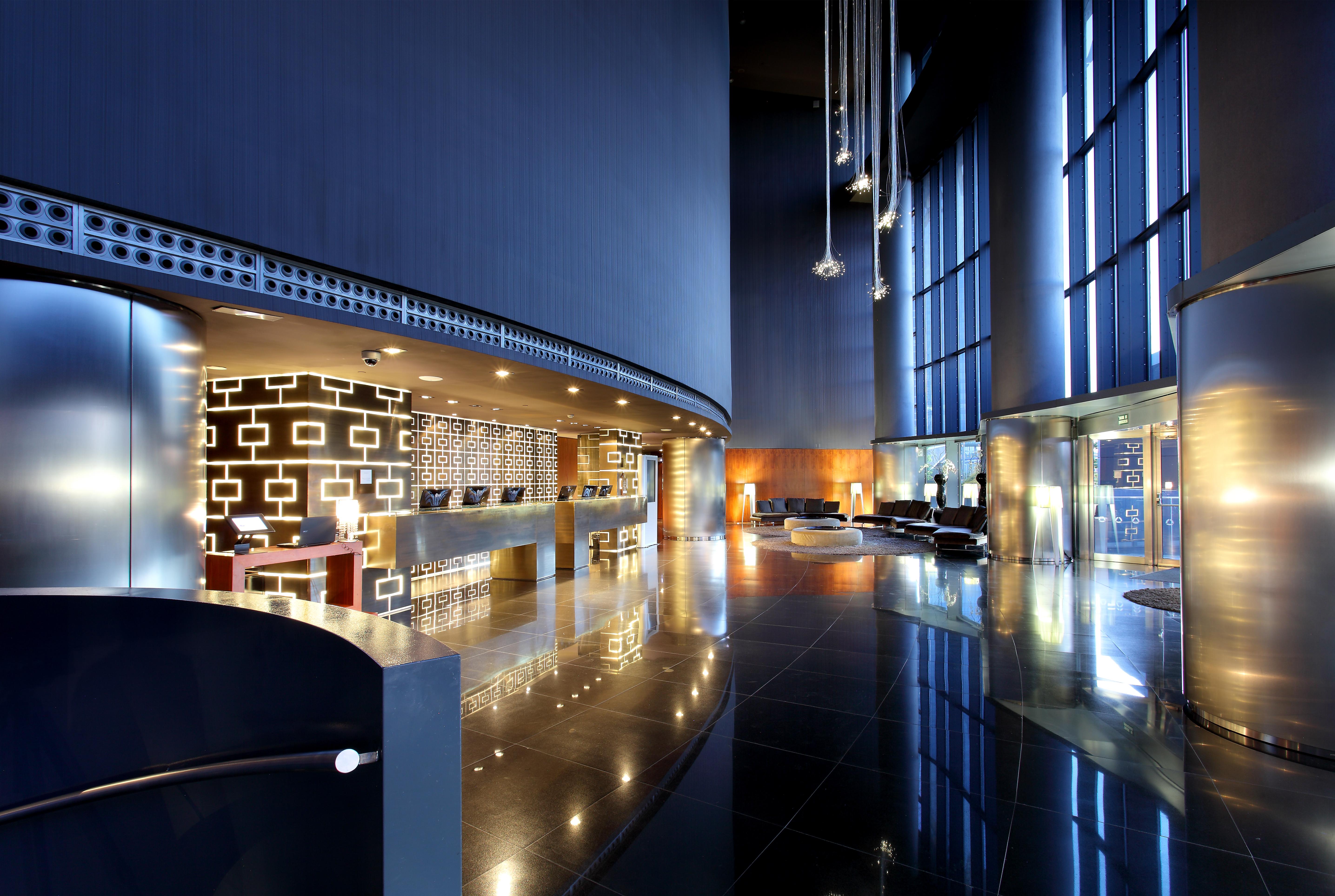 Eurostars Madrid Tower Hotel Interior photo The interior of the hotel